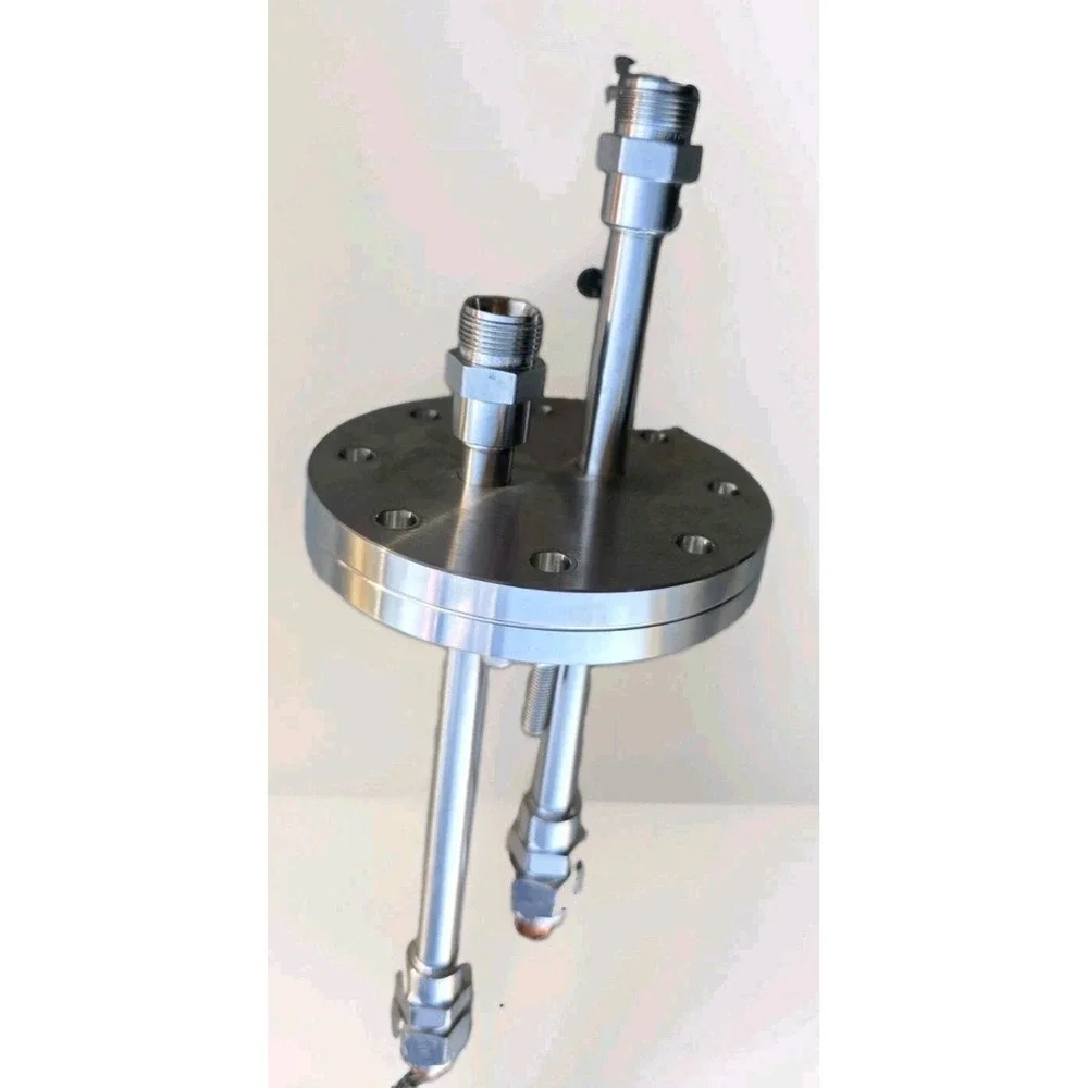 Dual  Tube / 4.5 CF Flange Vacuum Fast Ship See Photo Please